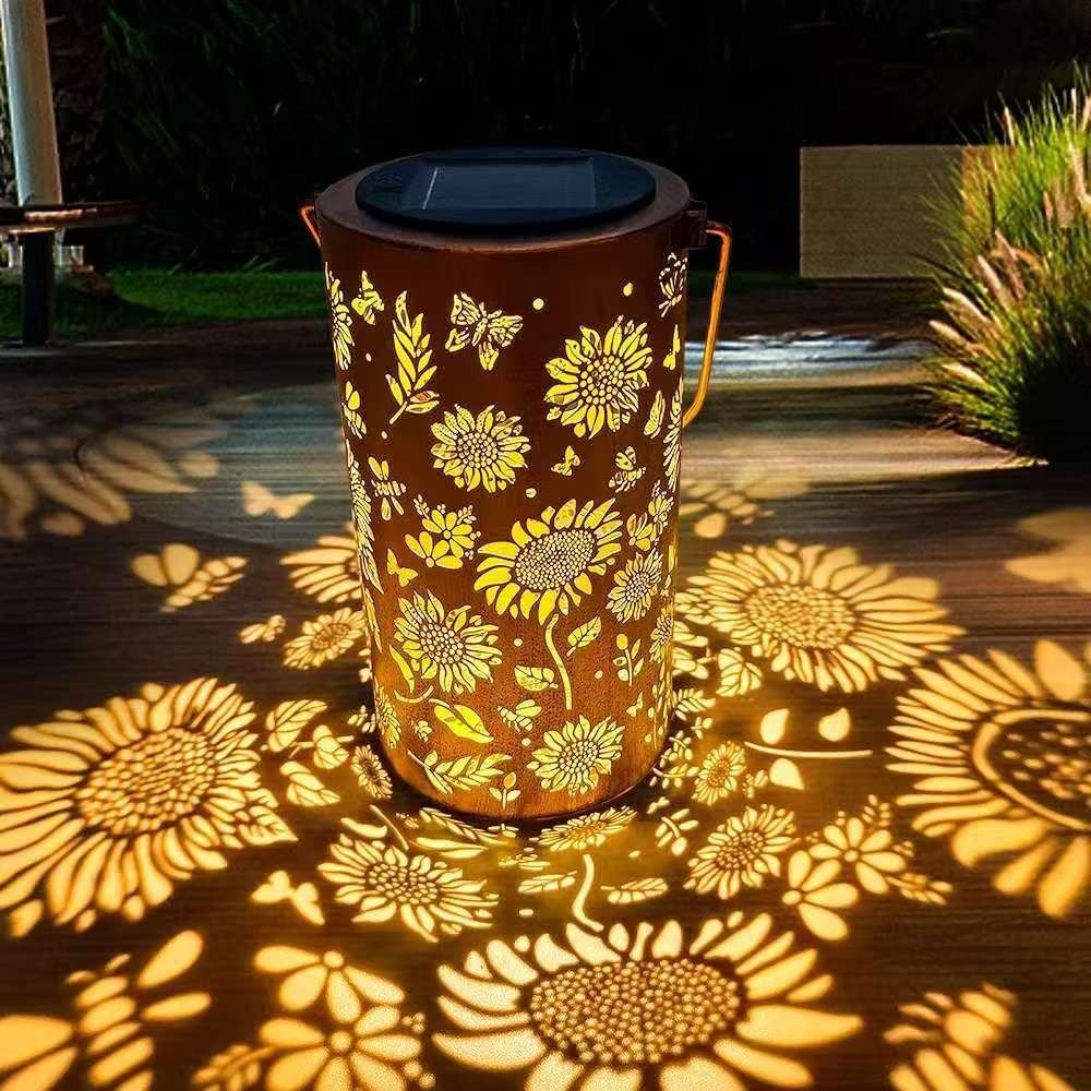 Outdoor Lighting Driveway - Sunflower Light and Shadow Light Waterproof