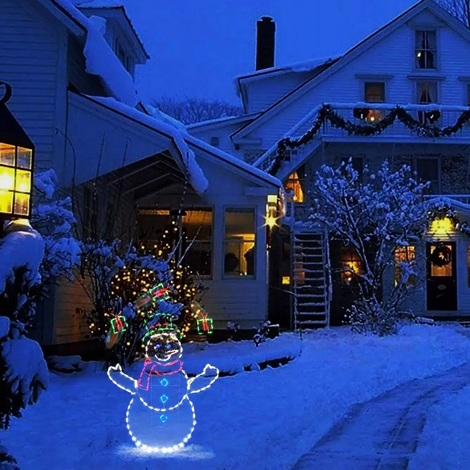 Animated Snowball Light LED Gl - đánh giá và giá Outdoor Lighting Brands