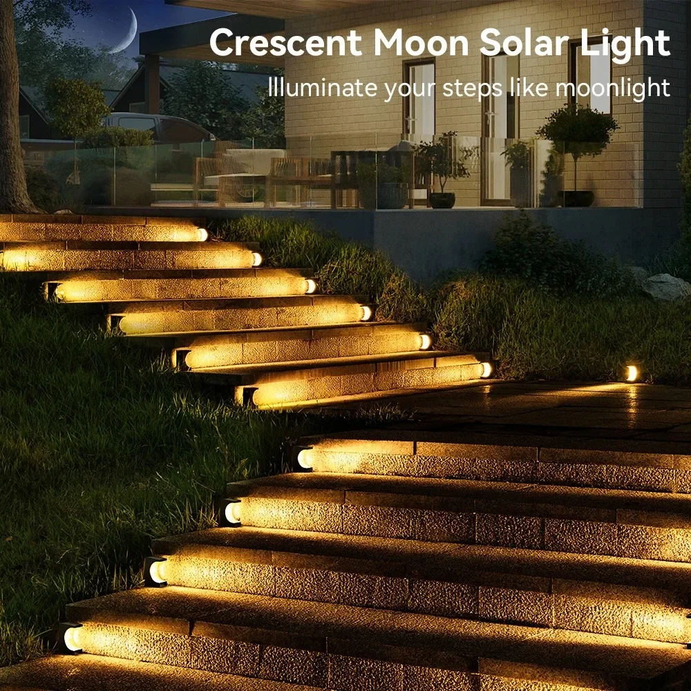 Solar-Powered LED Step Lights  - đánh giá và giá Outdoor Lighting Driveway