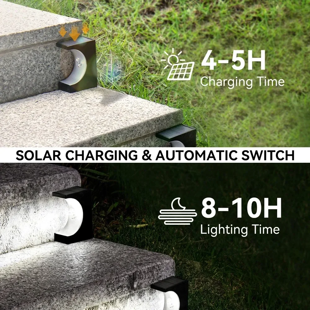 Solar-Powered LED Step Lights  - đánh giá và giá Outdoor Lighting Driveway