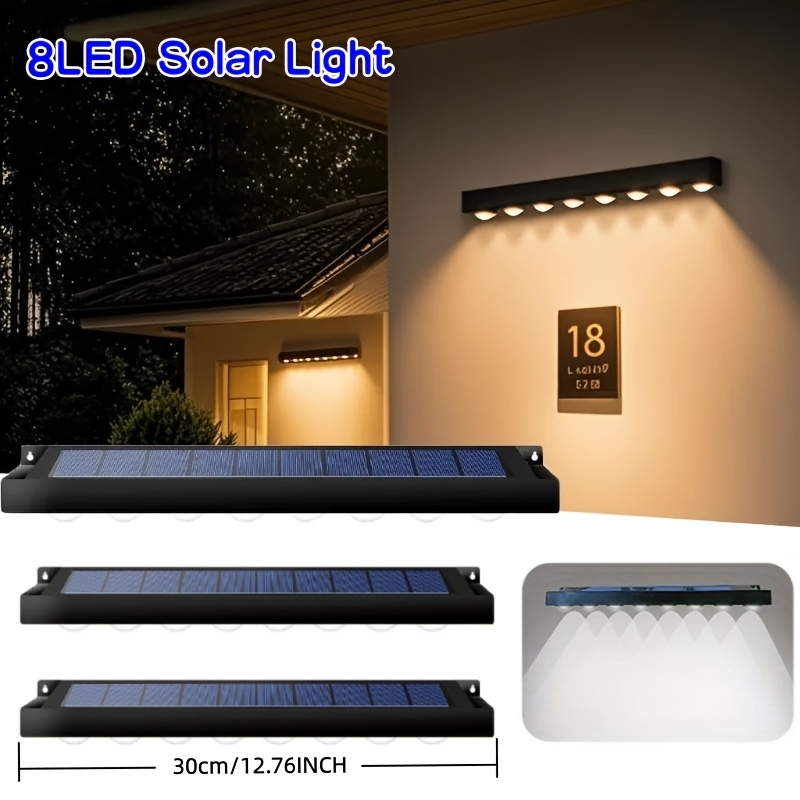 1/2/4Pcs Solar Sign Lights Out - đánh giá và giá Outdoor Lighting On Fence