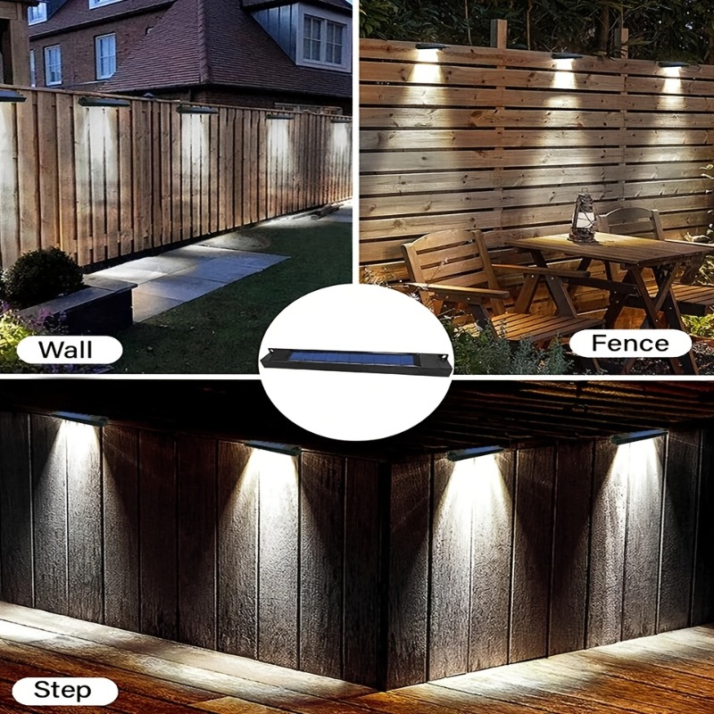 1/2/4Pcs Solar Sign Lights Out - đánh giá và giá Outdoor Lighting On Fence