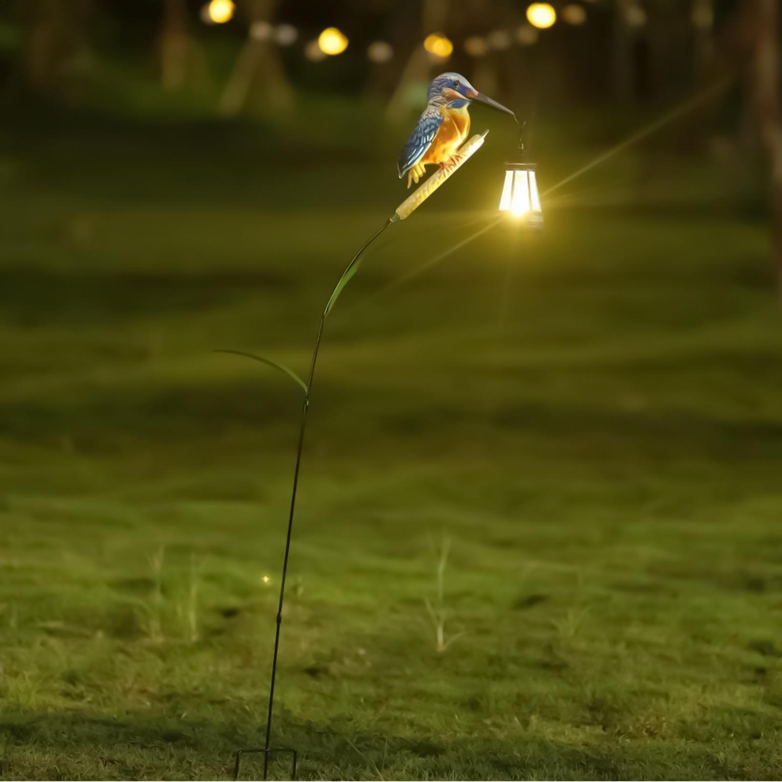 Solar Powered Kingfisher Light - đánh giá và giá Outdoor Lighting Driveway