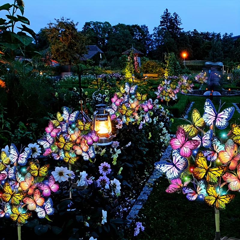 Solar LED Butterfly Garden Lig - đánh giá và giá Outdoor Lighting Brands