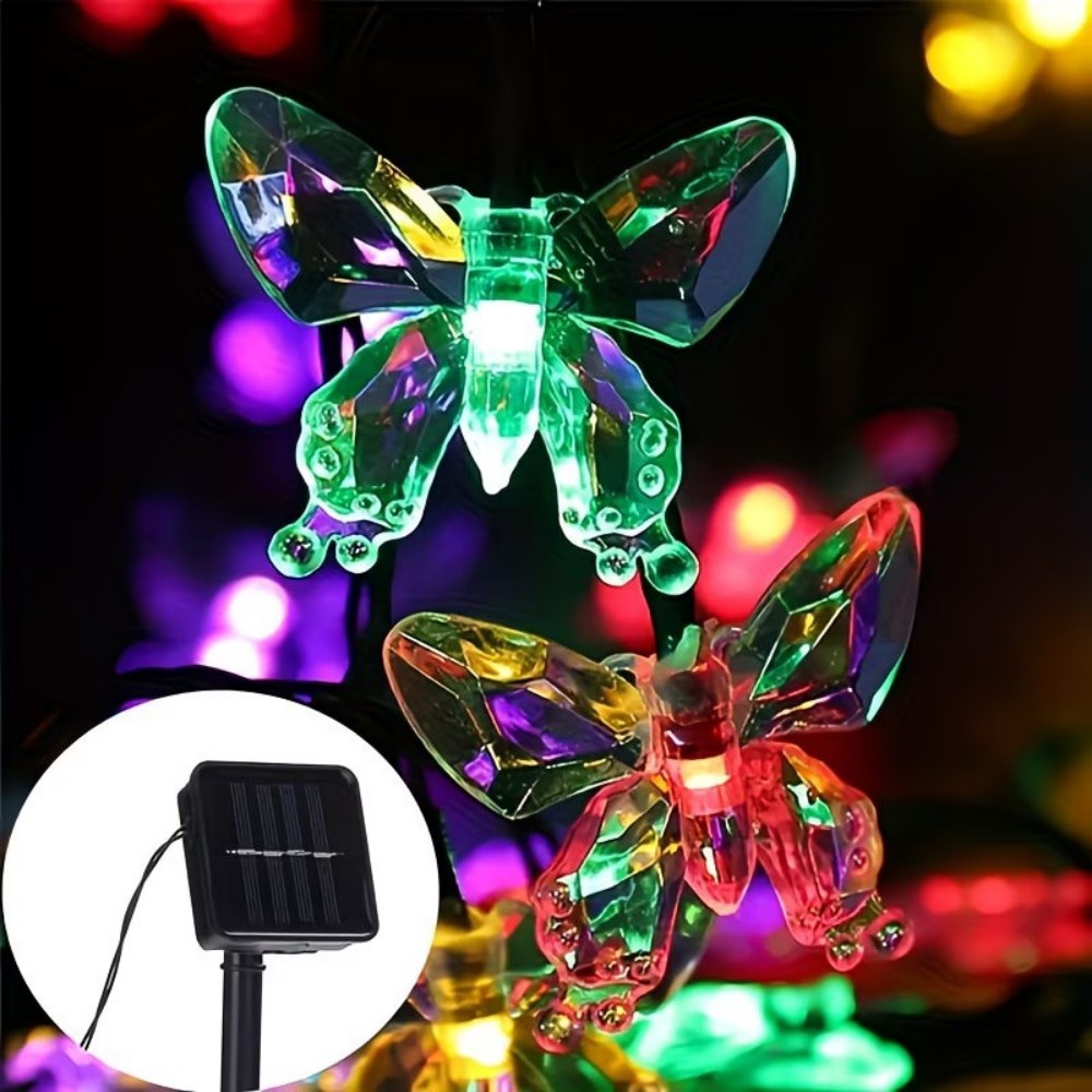 Crystal Butterfly Outdoor Fair - đánh giá và giá Solar Fairy String
