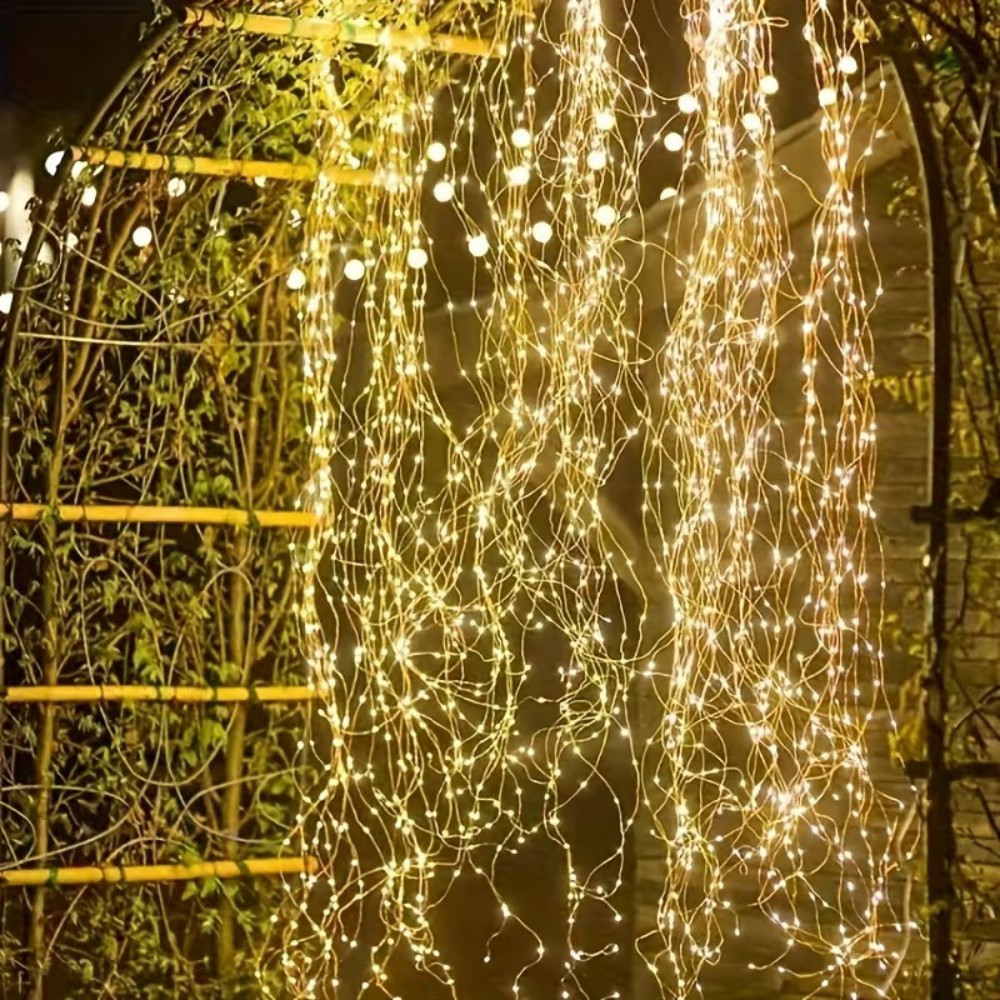 3M600LED Solar Powered Willow  - đánh giá và giá Solar Fairy String