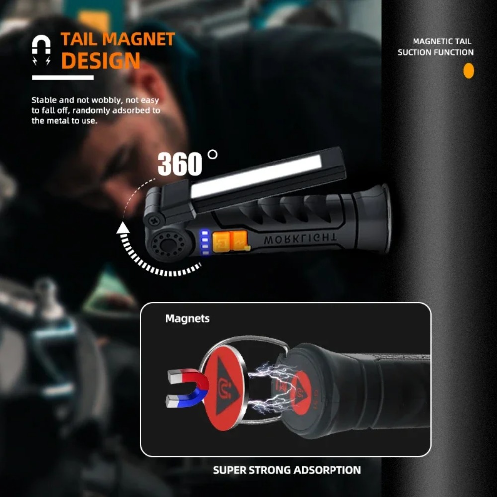 Portable COB LED Flashlight US - đánh giá và giá Outdoor Lighting Battery