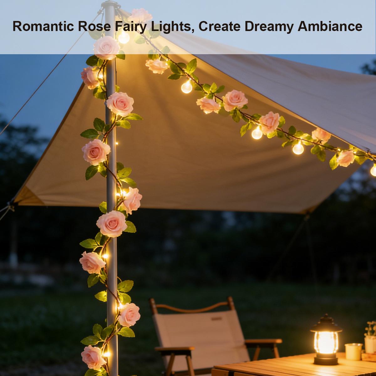 Solar Rose Vine String Light I - đánh giá và giá Solar Fairy String