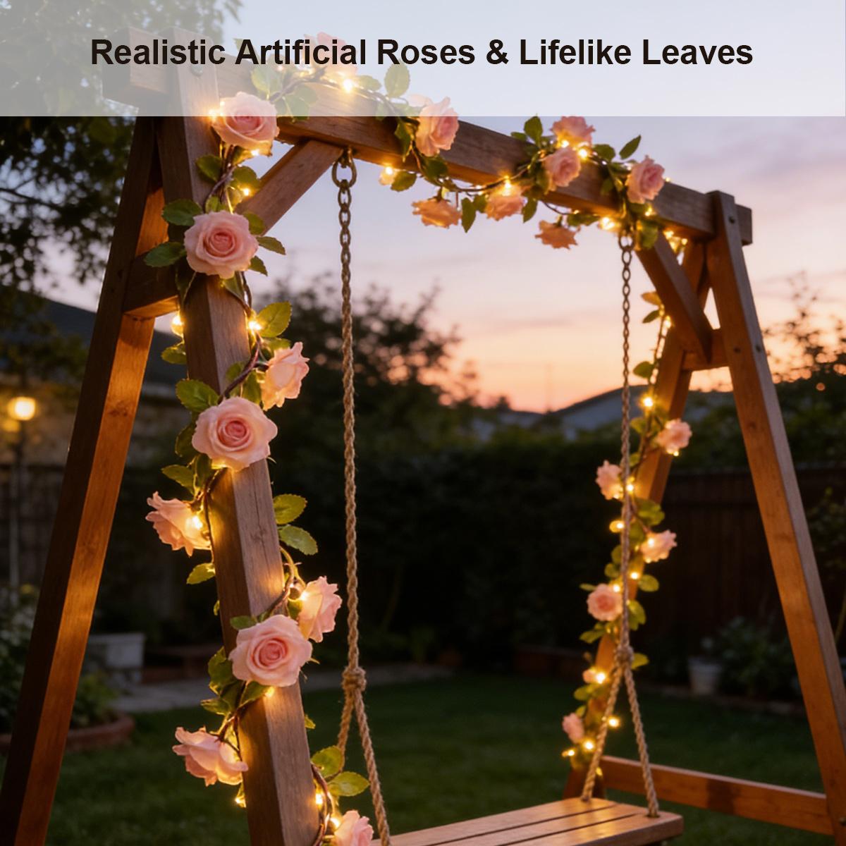 Solar Rose Vine String Light I - đánh giá và giá Solar Fairy String