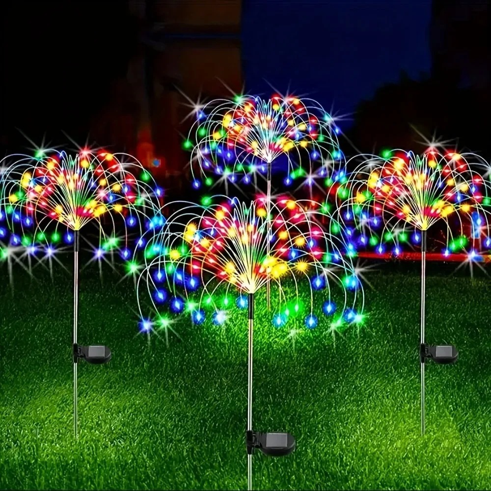 Solar LED Firework Fairy Light - đánh giá và giá Outdoor Lighting Driveway