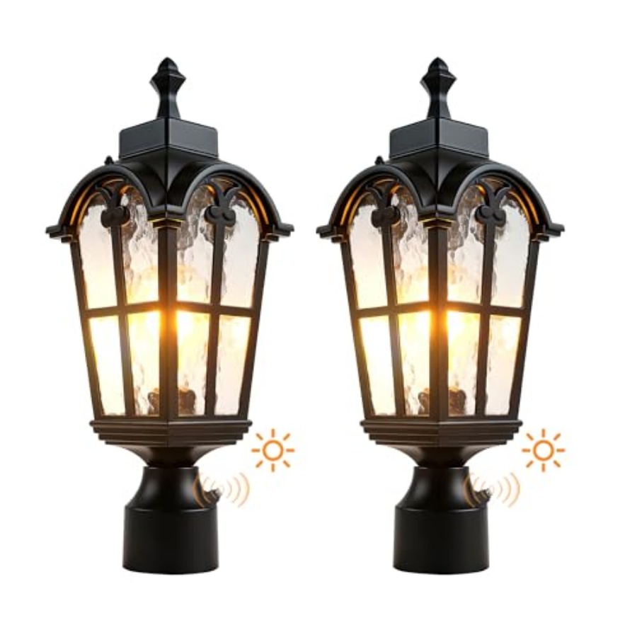 Sensor Outdoor Post Lights Wat - đánh giá và giá Outdoor Lighting Battery