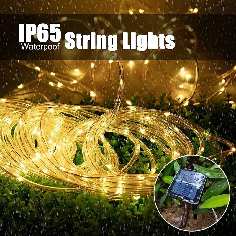 LED Solar Strip Rope Tube Fair - đánh giá và giá Outdoor Lighting On Fence