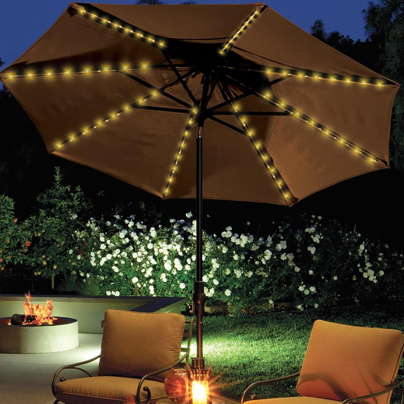 Solar Umbrella String Light 10 - đánh giá và giá Solar Fairy String