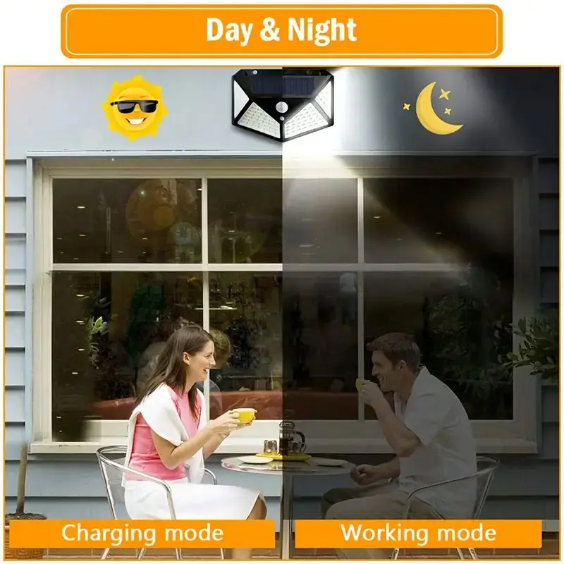 100LED Outdoor Solar Garden Li - đánh giá và giá Outdoor Lighting On Fence