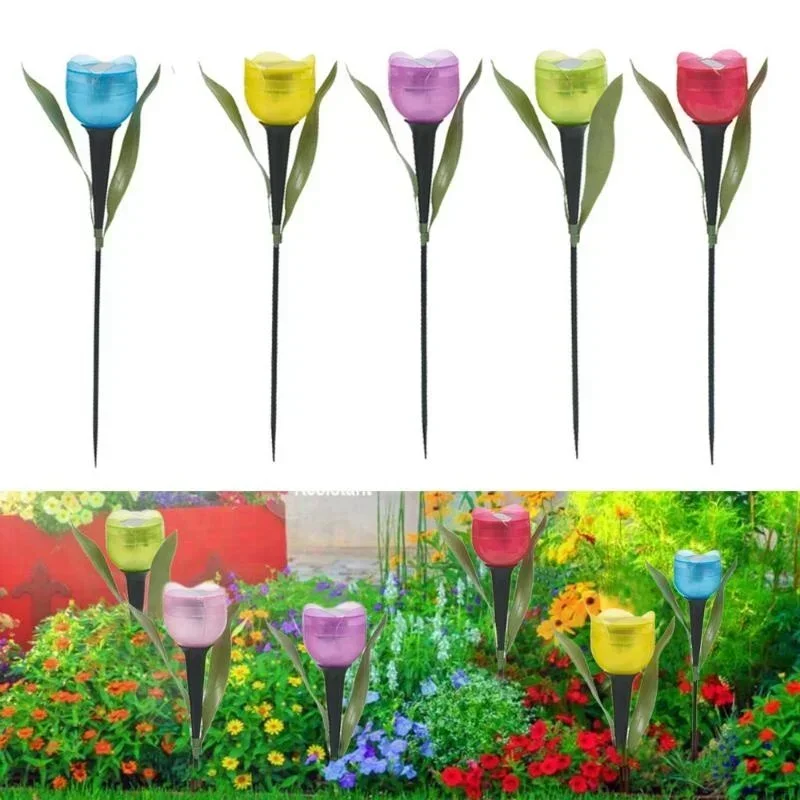 1Pcs Garden Tulip Flower Shape - đánh giá và giá Outdoor Lighting Youtube