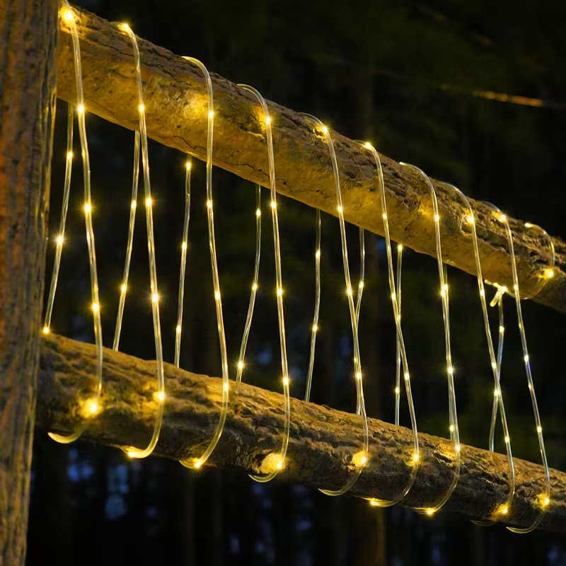 Solar Rope Lights 50/100 LED W - đánh giá và giá Outdoor Lighting Youtube
