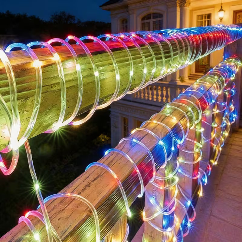 Solar Rope Lights 50/100 LED W - đánh giá và giá Outdoor Lighting Youtube