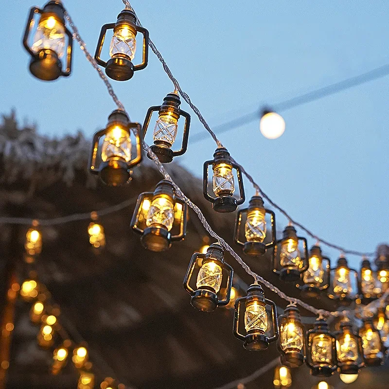 Vintage Kerosene Lamp LED Stri - đánh giá và giá Solar Fairy String