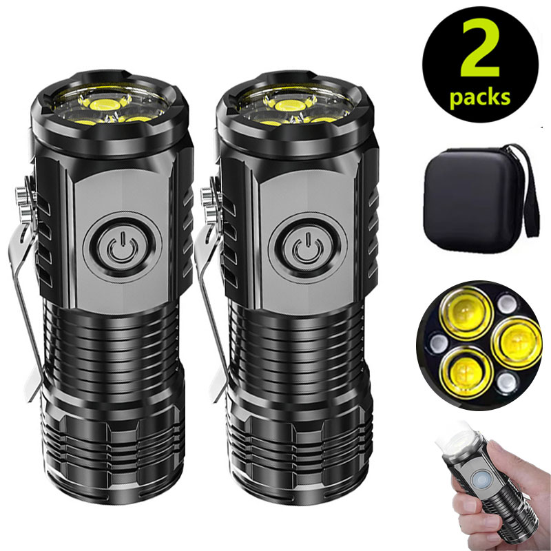 Mini 3LED Flashlight With Pen  - đánh giá và giá Outdoor Lighting Brands