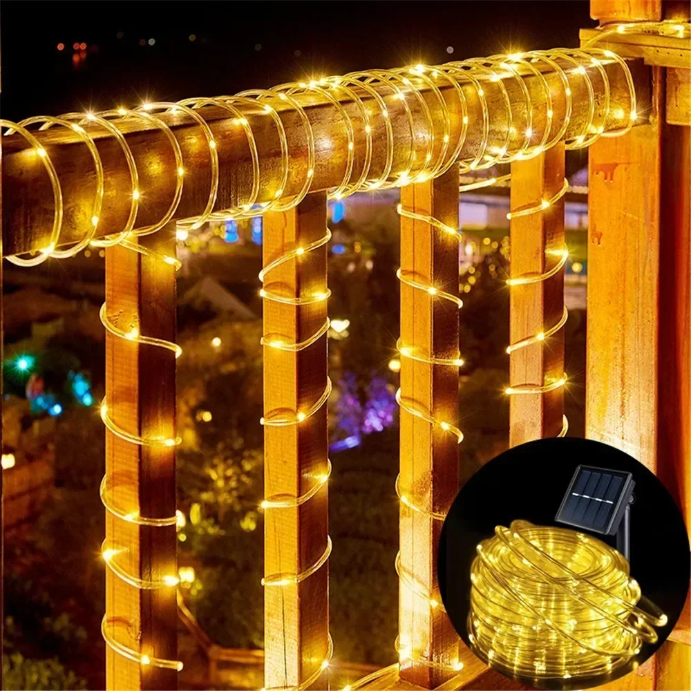 Solar Rope Lights Outdoor Blue - đánh giá và giá Solar Fairy String