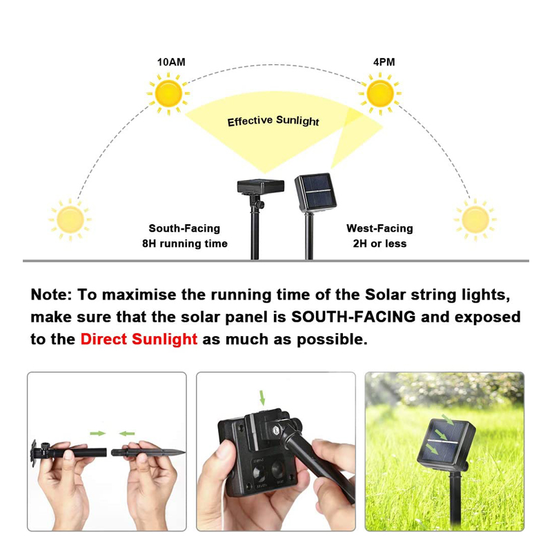 Outdoor LED Solar Fairy String - đánh giá và giá Solar Fairy String
