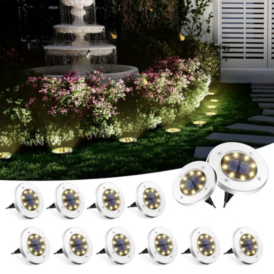 Solar Ground Lights Solar Ligh - đánh giá và giá Outdoor Lighting Driveway