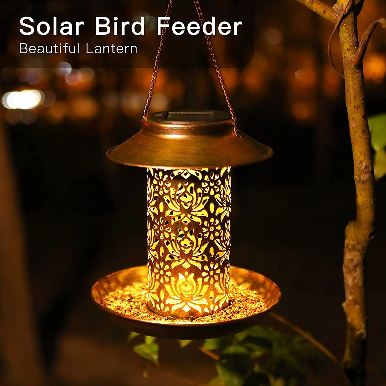 Hanging Bird House Metal Outdo - đánh giá và giá Outdoor Lighting Backyard Ideas