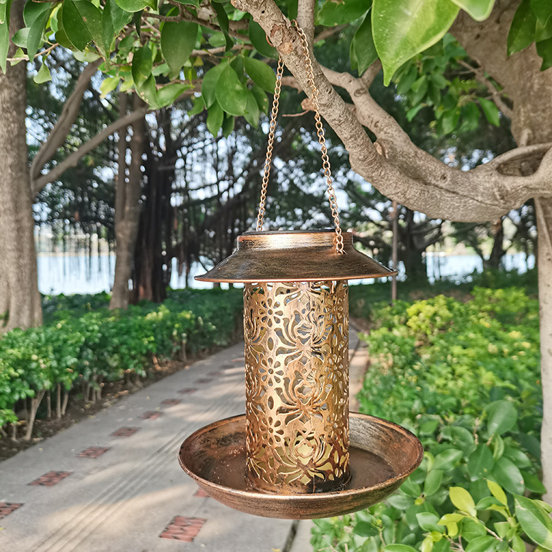 Hanging Bird House Metal Outdo - đánh giá và giá Outdoor Lighting Backyard Ideas