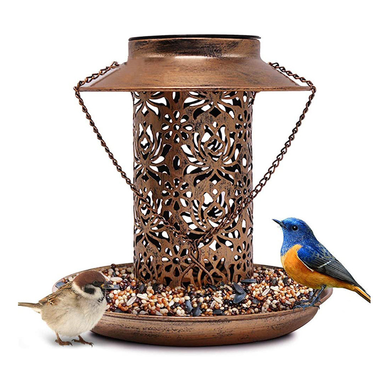 Hanging Bird House Metal Outdo - đánh giá và giá Outdoor Lighting Backyard Ideas