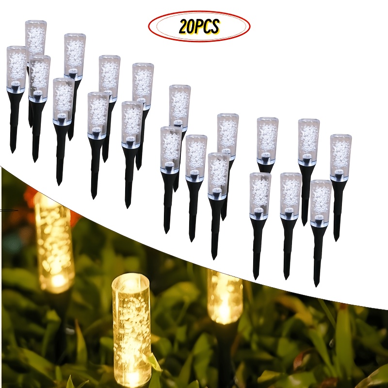 Solar Bubble Tube Solar Pathwa - đánh giá và giá Outdoor Lighting Driveway